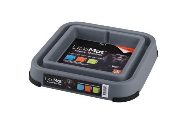Lickimat Outdoor Keeper - grey